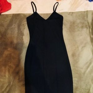 A long tight dress with straps very beautiful